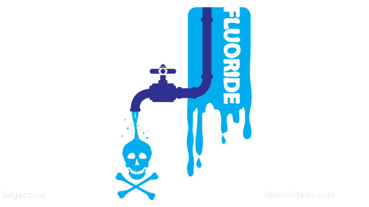 Fluoride Water Plumbing Faucet Danger Icon Waste